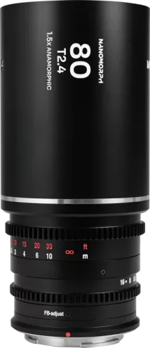 Laowa Nanomorph 80mm T2.4 1.5X S35 (Silver) - L Mount