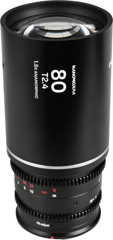 Laowa Nanomorph 80mm T2.4 1.5X S35 (Silver) - L Mount