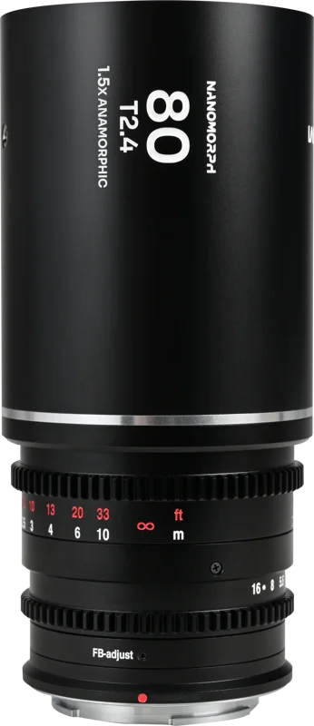 Laowa Nanomorph 80mm T2.4 1.5X S35 (Silver) - MFT