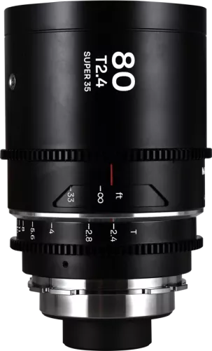 Laowa Nanomorph 80mm T2.4 1.5X S35 (Silver) - Arri PL/Canon EF