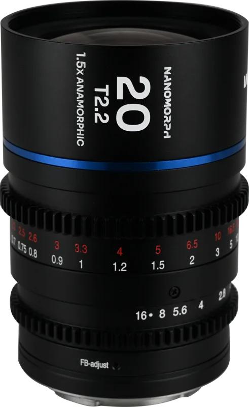 Laowa Nanomorph 20mm T2.2 1.5X MFT (Blue) - MFT