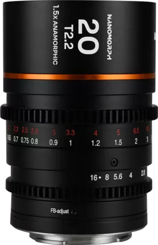 Laowa Nanomorph 20mm T2.2 1.5X MFT (Amber) - MFT