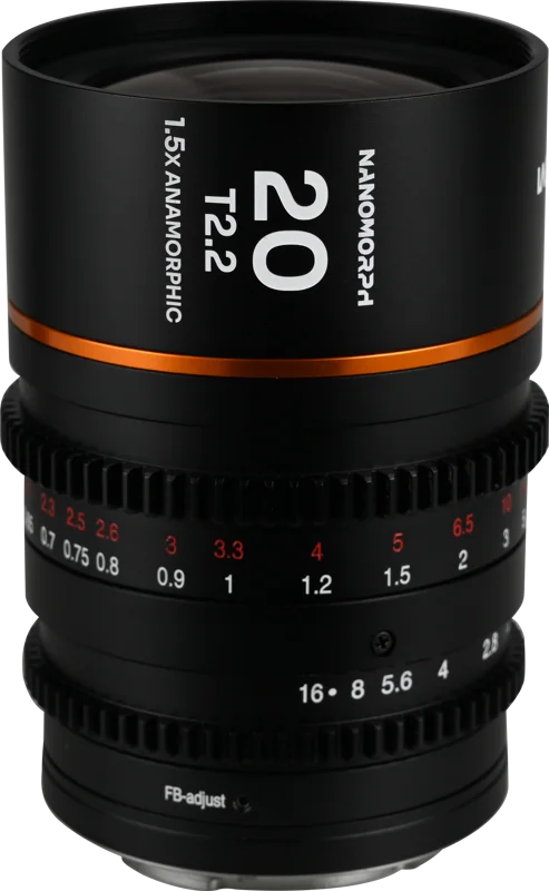 Laowa Nanomorph 20mm T2.2 1.5X MFT (Amber) - MFT