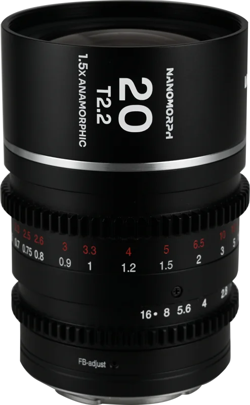 Laowa Nanomorph 20mm T2.2 1.5X MFT (Silver) - MFT