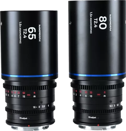 Laowa Nanomorph S35 Prime 2-Lens Bundle  (65mm,80mm) (Blue) - Sony E