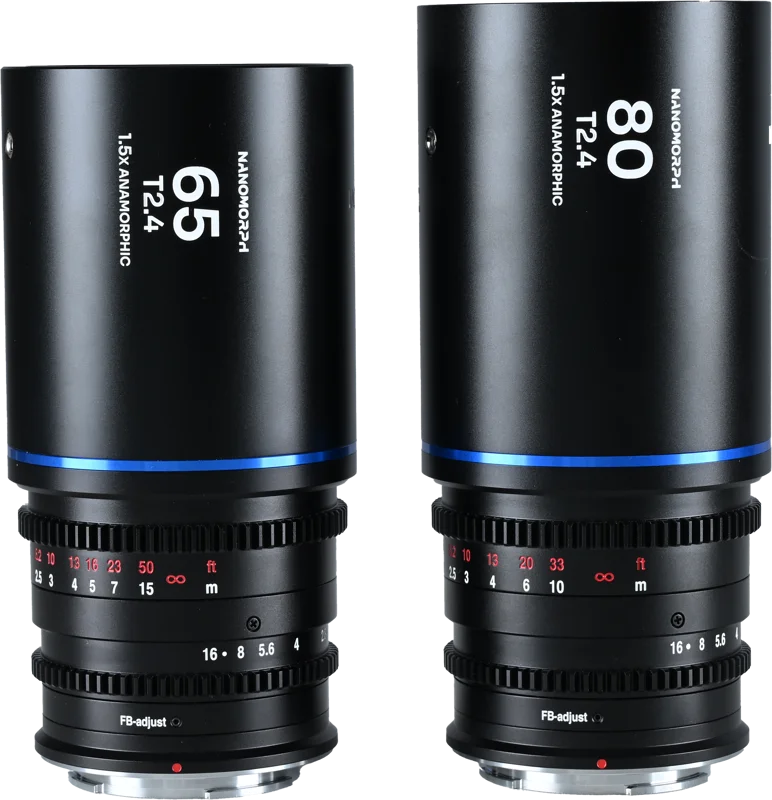 Laowa Nanomorph S35 Prime 2-Lens Bundle  (65mm,80mm) (Blue) - Fuji X