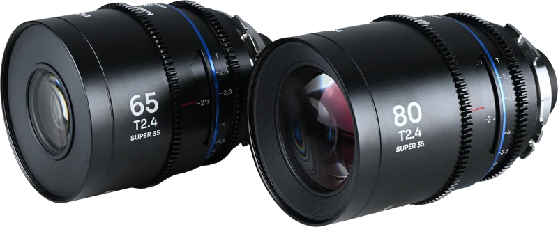 Laowa Nanomorph S35 Prime 2-Lens Bundle  (65mm,80mm) (Blue) - Arri PL/Canon EF