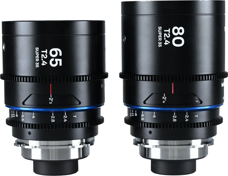 Laowa Nanomorph S35 Prime 2-Lens Bundle  (65mm,80mm) (Blue) - Arri PL/Canon EF
