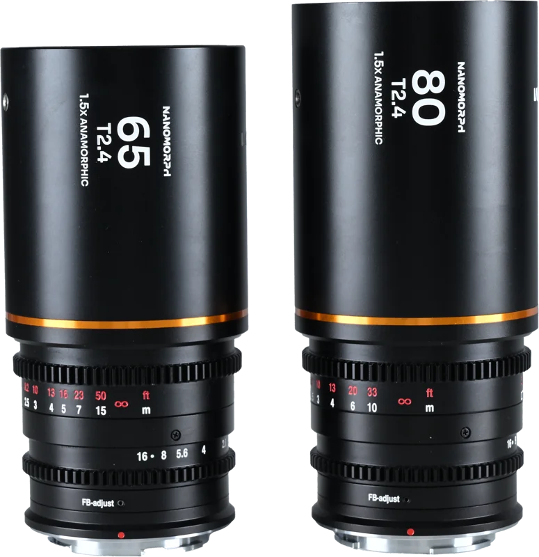 Laowa Nanomorph S35 Prime2-Lens Bundle  (65mm,80mm) (Amber) - Nikon Z