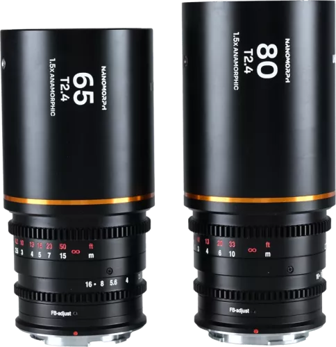 Laowa Nanomorph S35 Prime2-Lens Bundle  (65mm,80mm) (Amber) - Nikon Z