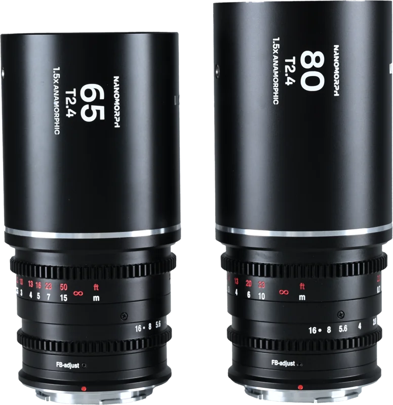 Laowa Nanomorph S35 Prime 2-Lens Bundle  (65mm,80mm) (Silver) - Sony E