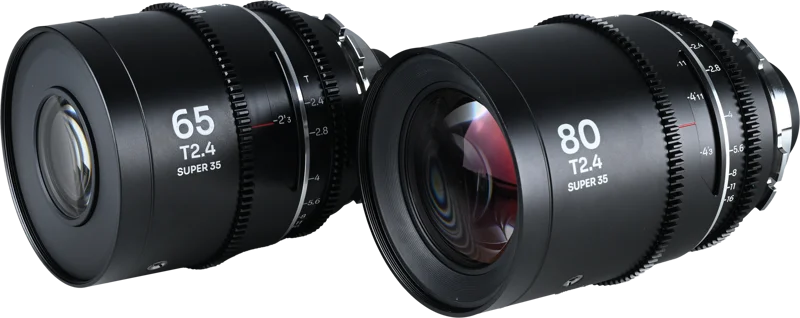 Laowa Nanomorph S35 Prime 2-Lens Bundle  (65mm,80mm) (Silver) - Arri PL/Canon EF