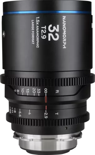 Laowa Nanomorph LF 32mm T2.9 1.5X (Blue) - Arri PL/Canon EF