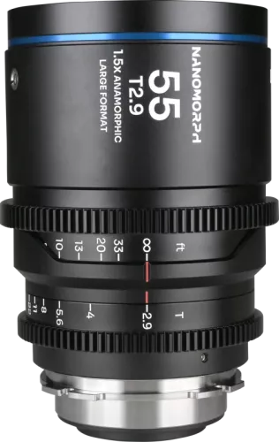 Laowa Nanomorph LF 55mm T2.9 1.5X (Blue) - Arri PL/Canon EF