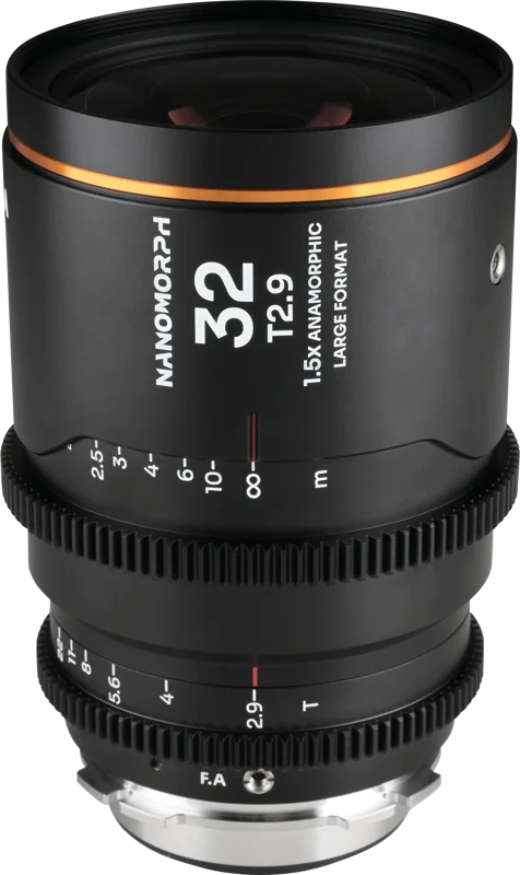 Laowa Nanomorph LF 32mm T2.9 1.5X (Amber) - Arri PL/Canon EF
