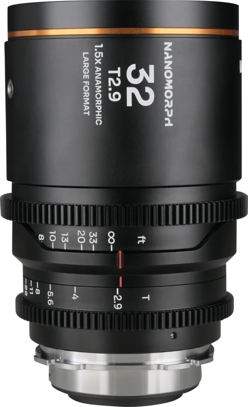Laowa Nanomorph LF 32mm T2.9 1.5X (Amber) - Arri PL/Canon EF
