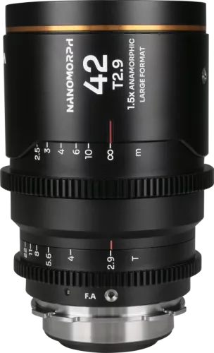 Laowa Nanomorph LF 42mm T2.9 1.5X (Amber) - Arri PL/Canon EF