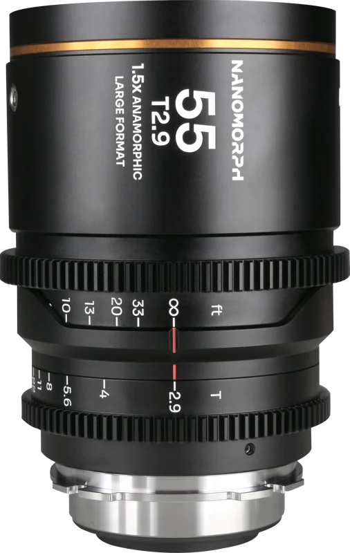 Laowa Nanomorph LF 55mm T2.9 1.5X (Amber) - Arri PL/Canon EF