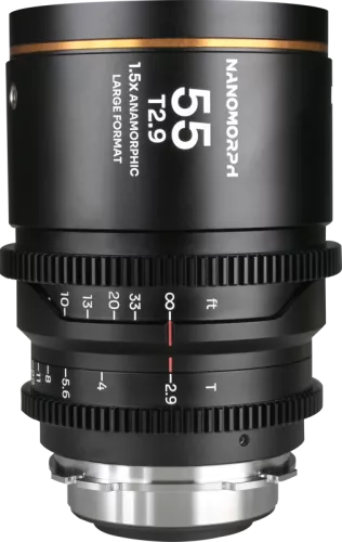 Laowa Nanomorph LF 55mm T2.9 1.5X (Amber) - Arri PL/Canon EF