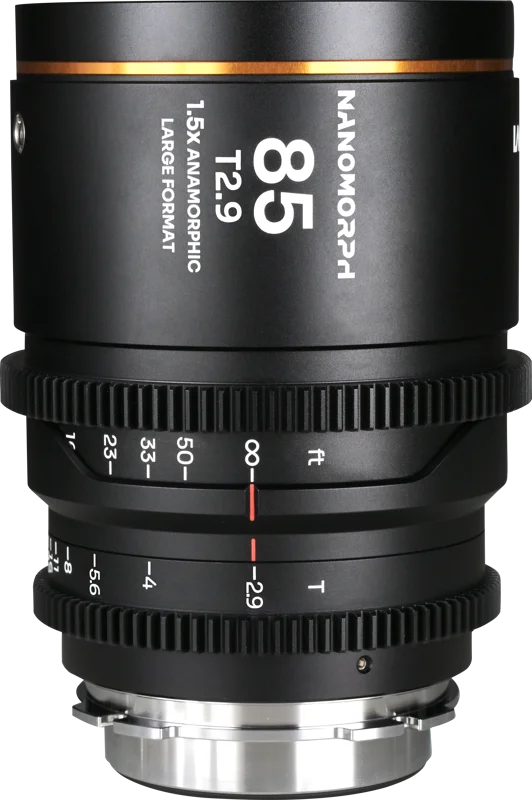 Laowa Nanomorph LF 85mm T2.9 1.5X (Amber) - Arri PL/Canon EF