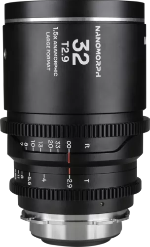 Laowa Nanomorph LF 32mm T2.9 1.5X (Silver) - Arri PL/Canon EF