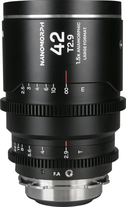 Laowa Nanomorph LF 42mm T2.9 1.5X (Silver) - Arri PL/Canon EF