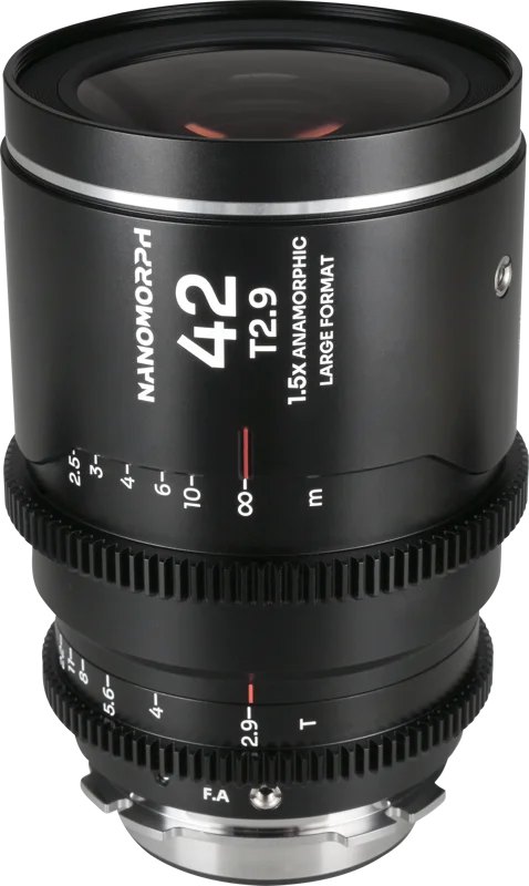 Laowa Nanomorph LF 42mm T2.9 1.5X (Silver) - Arri PL/Canon EF