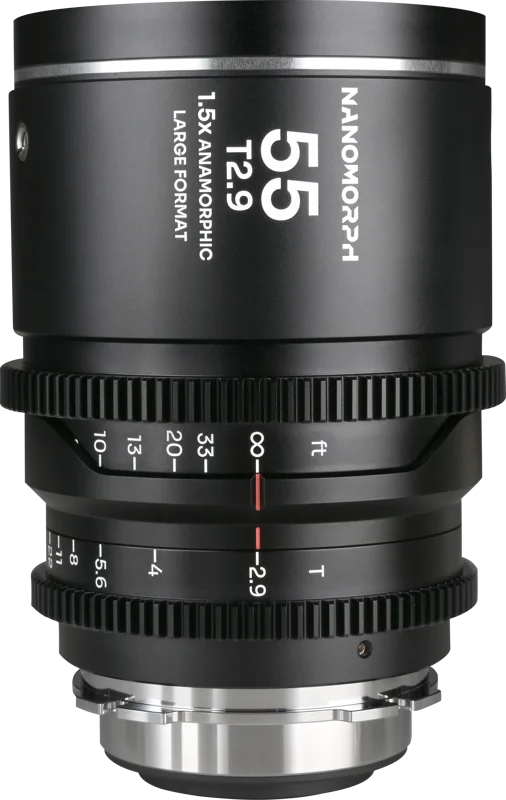 Laowa Nanomorph LF 55mm T2.9 1.5X (Silver) - Arri PL/Canon EF