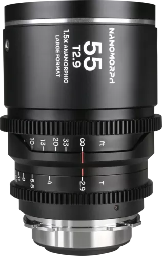 Laowa Nanomorph LF 55mm T2.9 1.5X (Silver) - Arri PL/Canon EF