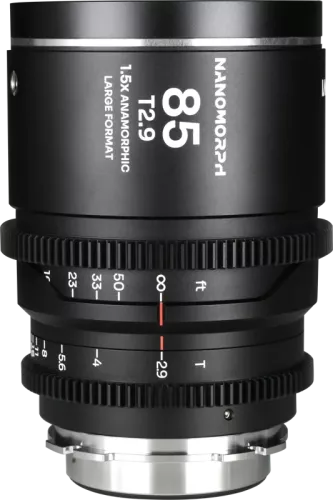 Laowa Nanomorph LF 85mm T2.9 1.5X (Silver) - Arri PL/Canon EF