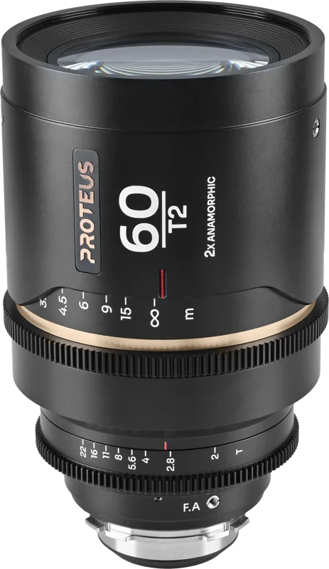 Laowa Proteus 2X Anamorphic 60mm T2 - Amber - Arri PL/Canon EF