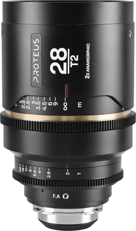 Laowa Proteus 2X Anamorphic 28mm T2 - Amber - Arri PL/Canon EF