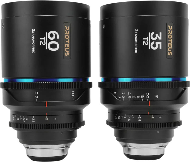 Laowa Proteus 2X Anamorphic 2-Lens Bundle Set A (35mm, 60mm) - Blue - Arri PL/Canon EF