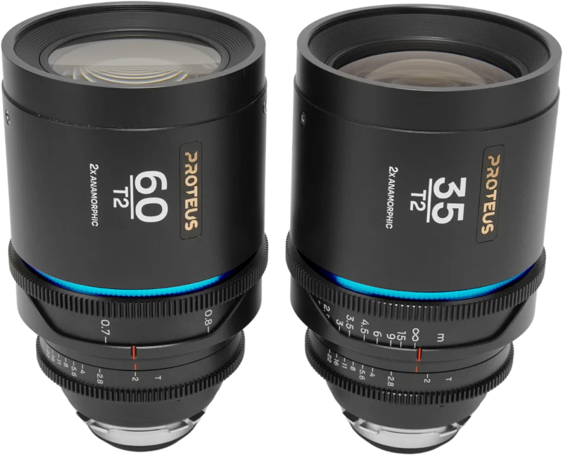 Laowa Proteus 2X Anamorphic 2-Lens Bundle Set A (35mm, 60mm) - Blue - Arri PL/Canon EF