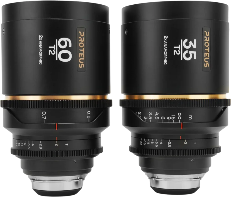 Laowa Proteus 2X Anamorphic 2-Lens Bundle Set A (35mm, 60mm) - Amber - Arri PL/Canon EF