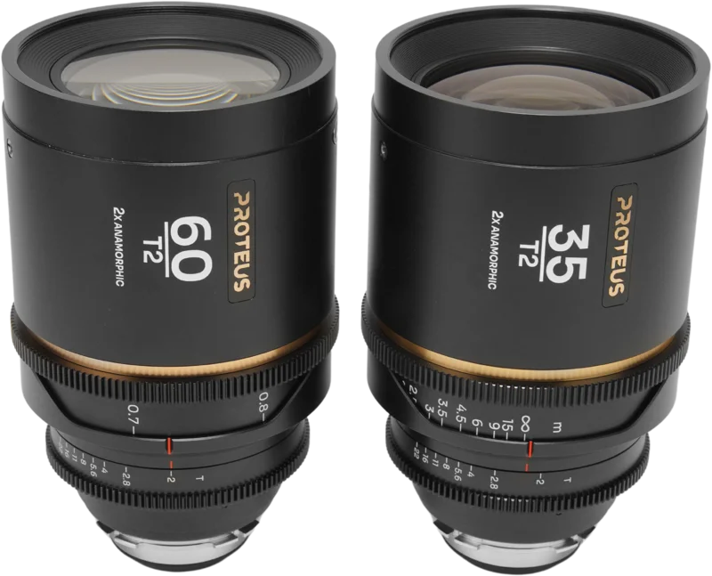 Laowa Proteus 2X Anamorphic 2-Lens Bundle Set A (35mm, 60mm) - Amber - Arri PL/Canon EF