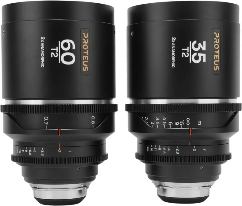 Laowa Proteus 2X Anamorphic 2-Lens Bundle Set A (35mm, 60mm) - Silver - Arri PL/Canon EF
