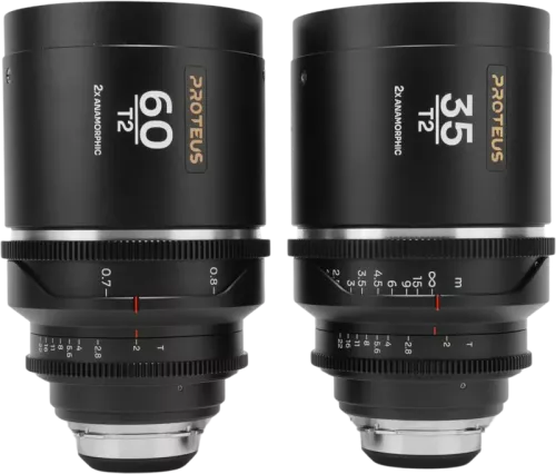 Laowa Proteus 2X Anamorphic 2-Lens Bundle Set A (35mm, 60mm) - Silver - Arri PL/Canon EF