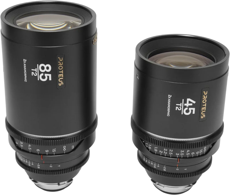 Laowa Proteus 2X Anamorphic 2-Lens Bundle Set B (45mm, 85mm) - Silver - Arri PL/Canon EF