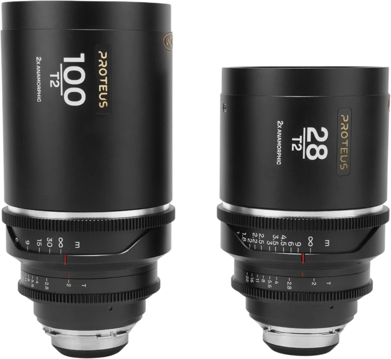 Laowa Proteus 2X Anamorphic 2-Lens Bundle Set C (28mm, 100mm) - Silver - Arri PL/Canon EF