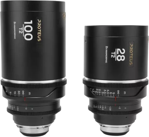 Laowa Proteus 2X Anamorphic 2-Lens Bundle Set C (28mm, 100mm) - Silver - Arri PL/Canon EF