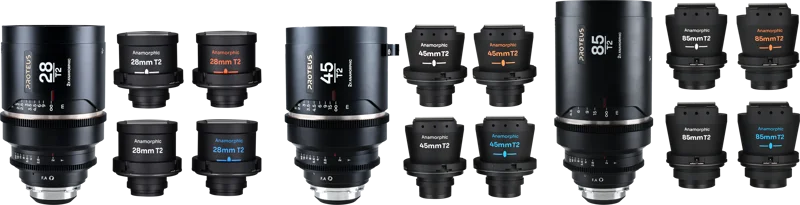 Laowa Proteus Flex 2X Anamorphic 3-Lens Bundle Set A (28mm, 45mm, 85mm)-Arri PL/Canon EF