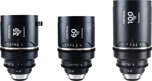 Laowa Proteus Flex 2X Anamorphic 3-Lens Bundle Set B (35mm, 60mm, 100mm)-Arri PL/Canon EF