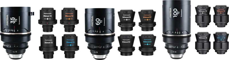 Laowa Proteus Flex 2X Anamorphic 3-Lens Bundle Set B (35mm, 60mm, 100mm)-Arri PL/Canon EF