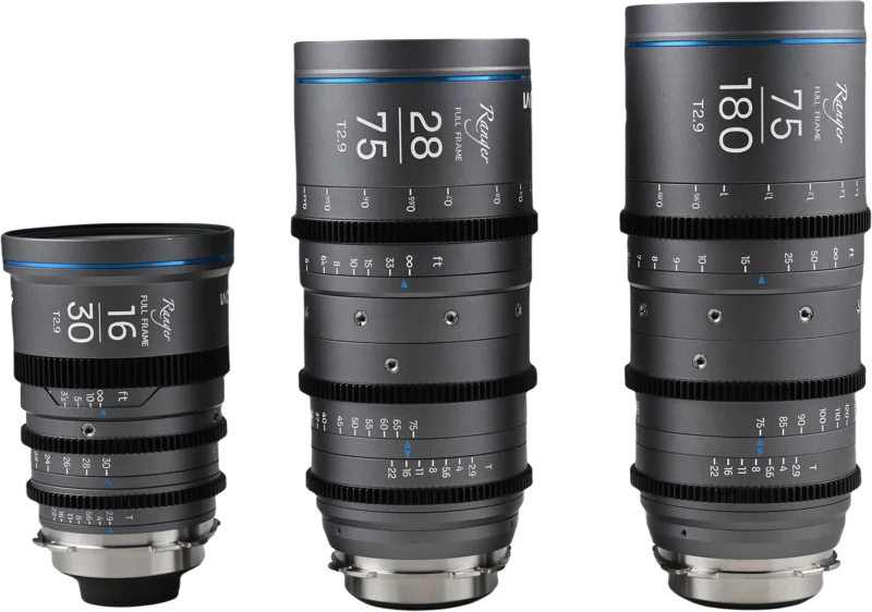 Laowa Ranger FF Lite (16-30mm,28-75mm, 75-180mm) Cine Lens 3-Lens Bundle - Arri PL/Canon EF