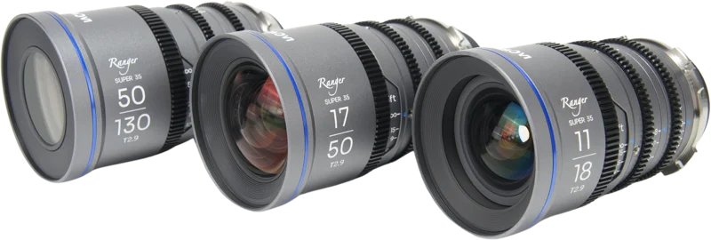 Laowa Ranger S35 Lite (11-18mm, 17-50mm, 50-130mm)  Cine Lens - 3 Lens Bundle - Arri PL