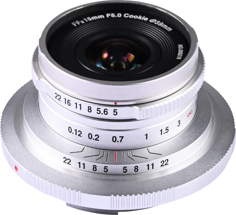 Laowa 15mm f/5 Cookie FF (Silver) - Canon RF