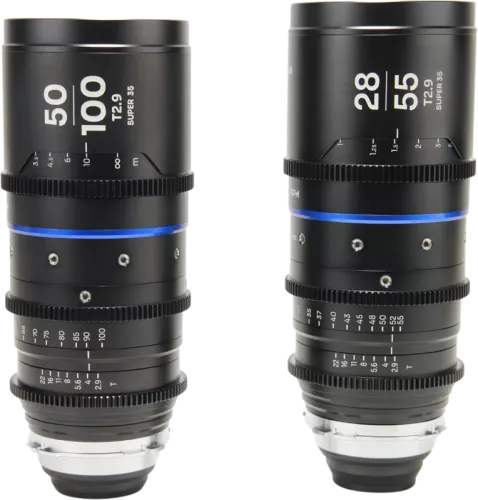 Laowa Nanomorph S35 Zoom 2-Lens Bundle  (28-55mm, 50-100mm) (Blue) - Arri PL