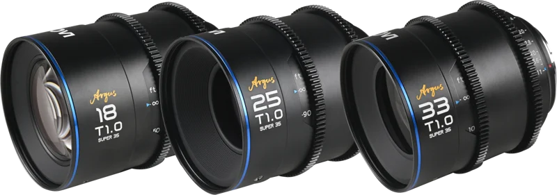 Laowa Argus S35 Cine 3-Lens Bundle (18mm,25mm,33mm) - Sony E