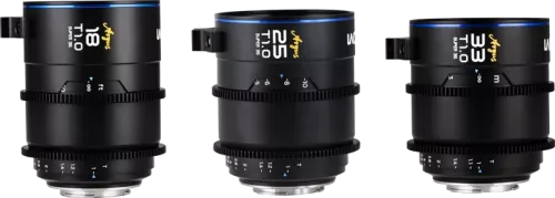 Laowa Argus S35 Cine 3-Lens Bundle (18mm,25mm,33mm) - Fuji X